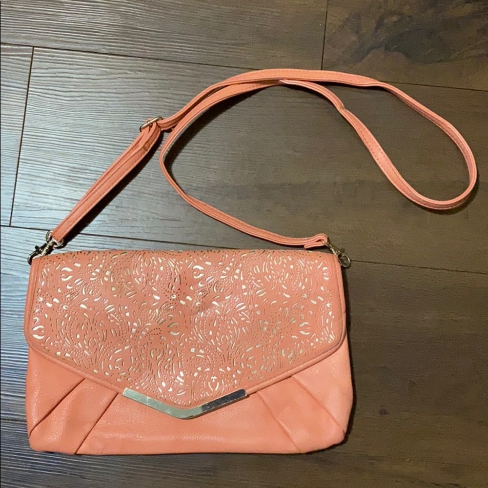 SPRING Handbag with Strap [salmon]